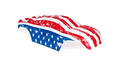 SummitLink Compatible Custom Body Flag Strip Style Replacement for 1/10 Scale RC Car or Truck (Truck not Included) R-ST-01