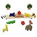 Lewo Wooden Animals Stacking Blocks Balancing Games Playset Montessori Toy for Toddlers