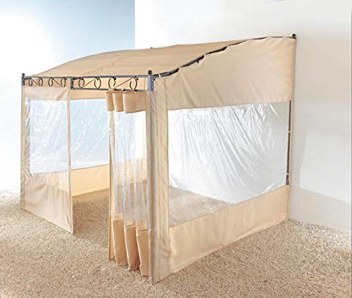 2 Seitenwände für B075SG4PH6 Pavillon Wave Terrassenüberdachung
