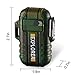 Green Vivid Waterproof Flameless Electric Lighter-Dual Arc Plasma Beam Lighter-USB Rechargeable-Windproof-No Butane-Ideal Lighter for Indoor and Outdoor Activities (Camouflage)