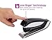 Bostitch Office Premium Spring-Powered Desktop Stapler- One Finger, No Effort - Black/Gray (1140)