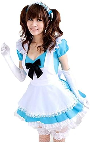 Amazon Cos Ruru アリス風メイド服 コスプレ衣装 ディズニー風 ふしぎの国のアリス 豪華5点セット Cr1210 コスプレ 仮装 通販