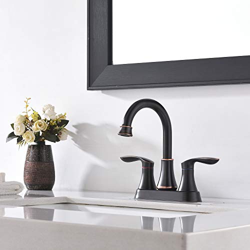 Friho LeadFree Modern Commercial Two Handle Oil Rubbed Bronze Bathroom