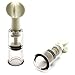 AnHua® 2pc S Size (Dia. 0.7in) Twist No Pump Suction Cupping Nipple Enhancer Enlargement Breast Enlarger Vacuum Rotary Bondage Fetish - Firmer, Perkier, Larger Nipples