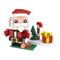 LetMay Design Christmas Series Santa Gift,Winter Holiday Santa Claus Building Bricks 203 Parts Compatible with Lego Set