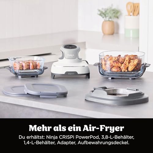 CRISPi Tragbare Heißluftfritteuse mit Tragetasche, 3,8 l & 1,4 l