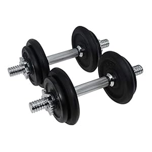 Urban Fitness 20kg Cast Iron Dumbbell Set