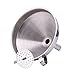 5.5-Inch Stainless Steel Large Funnel with Detachable Strainer/Filter for Cooking Oil and Transmission Liquid and Powder, Food Grade Metal Kitchen Funnels