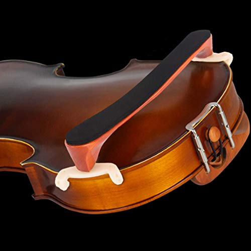 image for Buytra Maple Wood Violin Shoulder Rest for 3/4 and 4/4 Violins with He