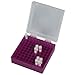 SP Bel-Art 100-Place Plastic Freezer Storage Boxes; Purple (Pack of 5) (F18851-0015)