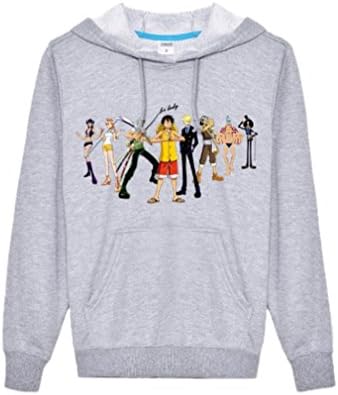 AQ Mens Fashion Clothing Winter One Piece Popular Anime Hoodie Jacket