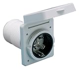 ParkPower 6353ELRV Power Inlet, White