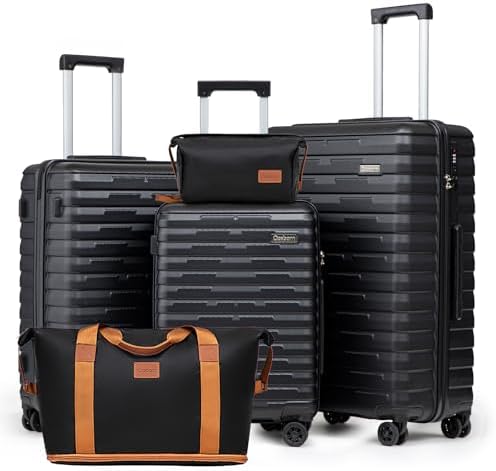 Amazon.com | Merax Luggage Set 3 Piece, ABS Durable Lightweight