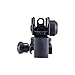 Pinty Front Rear Sight 4/16 Matte-Black Finished & Rugged Aluminum Construction Picatinny Tactical Mount Adjustable Detachable
