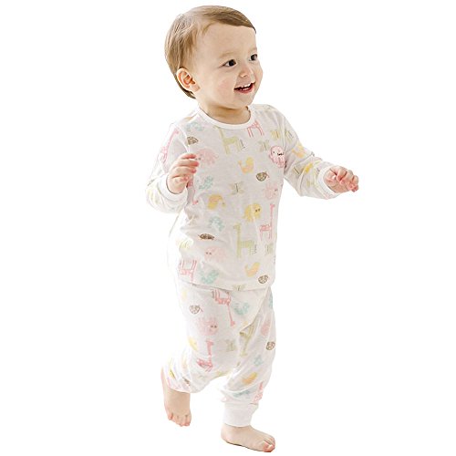 Codi-i Animal Farm Little Girl's Long Sleeve Pajma Set for Spring 3T Pink