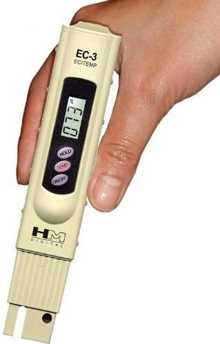 HM Digital EC-3 Handheld Electrical Conductivity EC Tester Meter with Case, 0 - --W#436BRE T44/35PDS207145