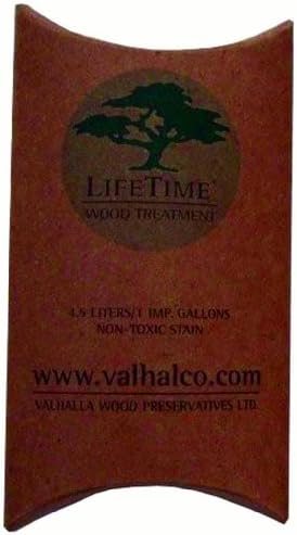 Valhalla Wood Preservative 1-Gallon Eco Friendly Non Toxic Lifetime Wood Treatment Pouch by Valhalla Wood Preservatives