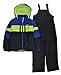 London Fog Big Boys' 2-Piece Colorblock Snow Bib and Jacket Snowsuit