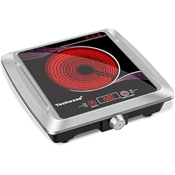 Amazon.com: Techwood - Estufa de cerámica eléctrica con ...