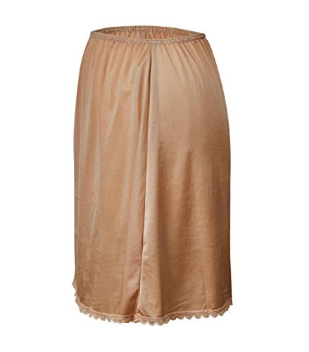 Valair Women's Classic Half Slip Skirt, 100% Nylon, 26 Inch, 2X-Large, Nude - Thumbnail 2