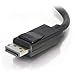 C2G Legrand DisplayPort 1.2, Male to Male Displayport Cable, Black Display Port Cable, 6 Foot Digital Display Cable, Displayport 8k UHD, 1 Count, C2G 54401