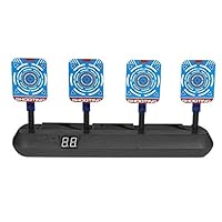 FILDRGT Soft Bullet Dart Toy for Kids Electronic Scoring Target Auto-Restore Target