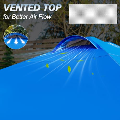 WEIZE 10x10 Pop Up Canopy Tent Review: 1-Button Instant Shelter with Sidewall image 18