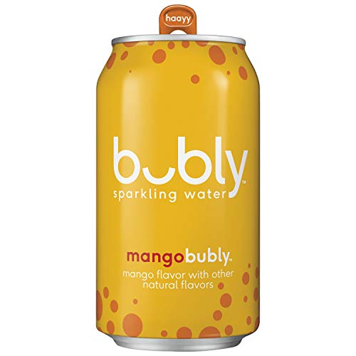 bubly Sparkling Water, Mango, 12 fl oz. cans