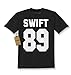 Expression Tees Swift 89 Birth Year Music Fan Era Poets Department Lover Youth T-shirt