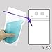 Tomnk 50pcs Clear Drink Pouches Bags Smoothie Bags Reclosable Zipper Heavy Duty Hand-held Translucent Stand-up Plastic Pouches Bags Drinking Bags 2.4 Inches Bottom Gusset with 50pcs Straws