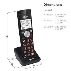 AT&T CL82267 DECT 6.0 2-Handset Cordless Phone for