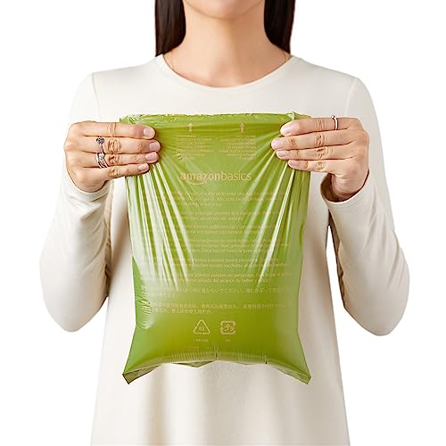 Amazon Basics Dog Poop Bags With Dispenser and Leash Clip, Brazilian