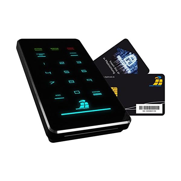 Digittrade HS256 S3 Externe Festplatte 1TB SSD High Security Mobile HDD (6,4 cm (2,5 Zoll), 5400rpm, USB 3.0) 256-Bit…