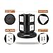 Power Strip, Safemore Smart 6-Outlet with 4-USB Surge Protection Power Socket 4000W 110-250V Worldwide Voltage Power Strip with 6.5 Feet Cord Suitable for Home / Office (Black) (6-Black)