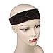 Vetelv Wig Grip Band Flexible Scarf Hair Headband Adjustable Comfort Head Hair Band, Dark Brown