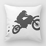 Motocross Pillow Case Cover Decorative Throw Pillows For Sofa