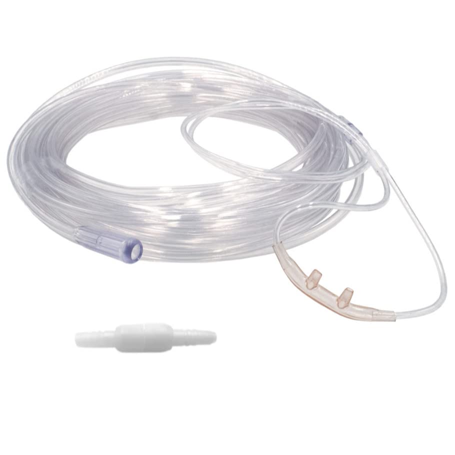 Photo 1 of 2pk 50Ft Salter-Style Soft Adult Oxygen Cannula with Swivel Connectors