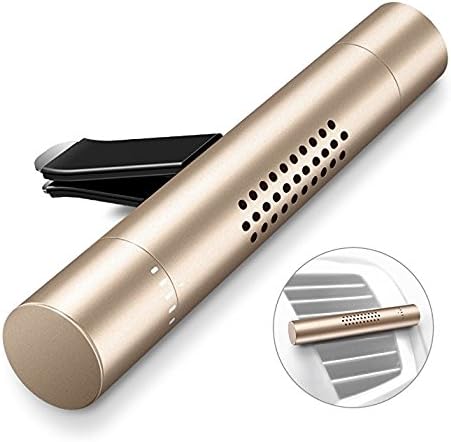 Amazon Co Jp Humixx 芳香剤 車用 車アロマディフューザー 車載アロマ 車用フレグランス 車用空気清浄機 濃度調節可能 車用除菌 消臭 三種類の香り グリップ式 車用芳香剤 ゴールド カメラ