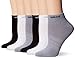 adidas Women's Superlite Low Cut Socks (Pack of 6), Black/White/Marled Clear Onix-Grey, 5-10