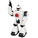 Best Choice Products RC Walking and Shooting Robot Toy w/ Lights and Sound Effects - White/Black