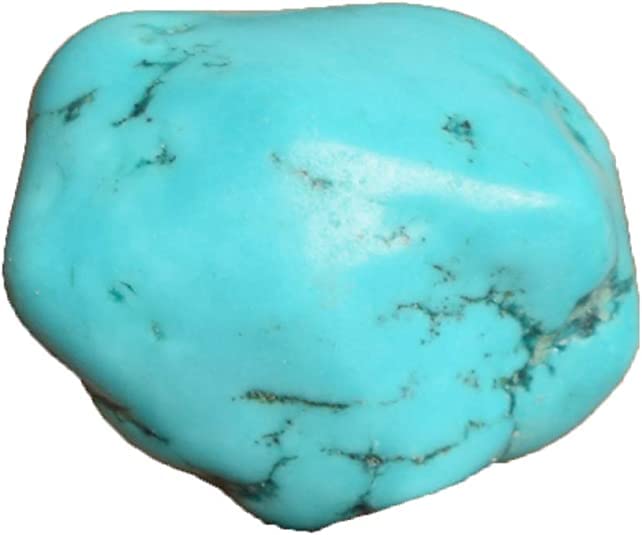 REAL-GEMS Gemstones For Jewelry Making 17.00 Carat Natural Arizona Blue Turquoise Crystals and Stones Jewelry Making For Women And Men