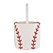 Easter Basket Cotton Easter Bunny Tote Bags Baseball Softball Design Personalized for Kids Carrying Gift and Eggs (Baseball)
