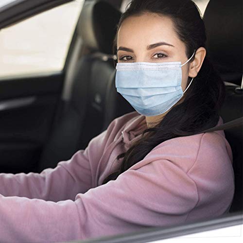 Face Masks, 50 Pack 3-ply masks,TomrickCare Disposable Face Mask