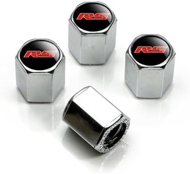 hongyangfumeilai HYFML for Chevrolet Camaro RS Logo Zinc Alloy Chrome Tire Stem Valve Caps