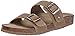 Madden Girl Women's Brando Flat Sandal, Taupe Fabric, 8 M US