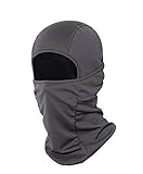 CUGBO 6-in-1 Versatile Balaclava Outdoor Sports Full Face Mask - Winter Warm Headband, Helmet Liner for Cycling, Skiing, Motorcycling and More (Gray)