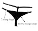 Esquki Mens Cotton Open Crotch Underwear T Back Thong (3 Colors)