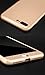 sxxissky iPhone 7 Plus Case, Ultra-Thin Full Body Coverage Hard Hybrid Plastic with [Tempered Glass Screen Protector] Protective Case Cover and Skin for Apple iPhone 7 Plus 5.5Inch-2016(Gold)