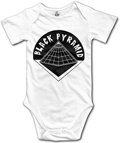 BLACK PYRAMID Logo Kids Boys Girls Baby Onesies Bodysuit Organic