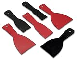 Qualihome Putty Knife Set | 6 Flexible Paint Scrapers for Spackling, Patching, and Painting